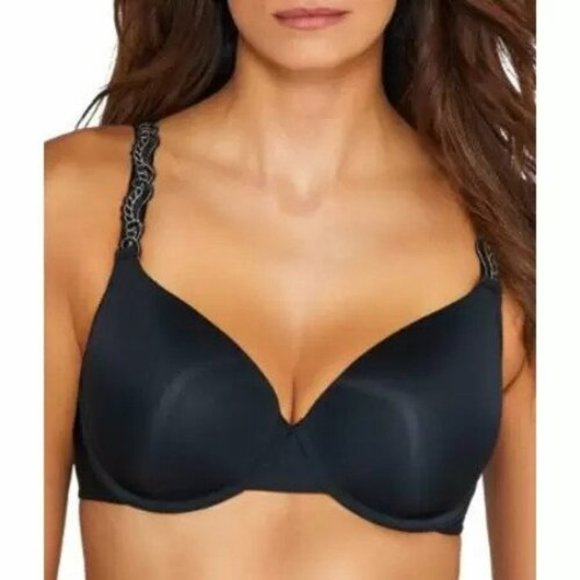 Felina Paramour Bra 42DD Lissa Contour T Shirt 135035 Underwire Black NEW - Picture 1 of 11